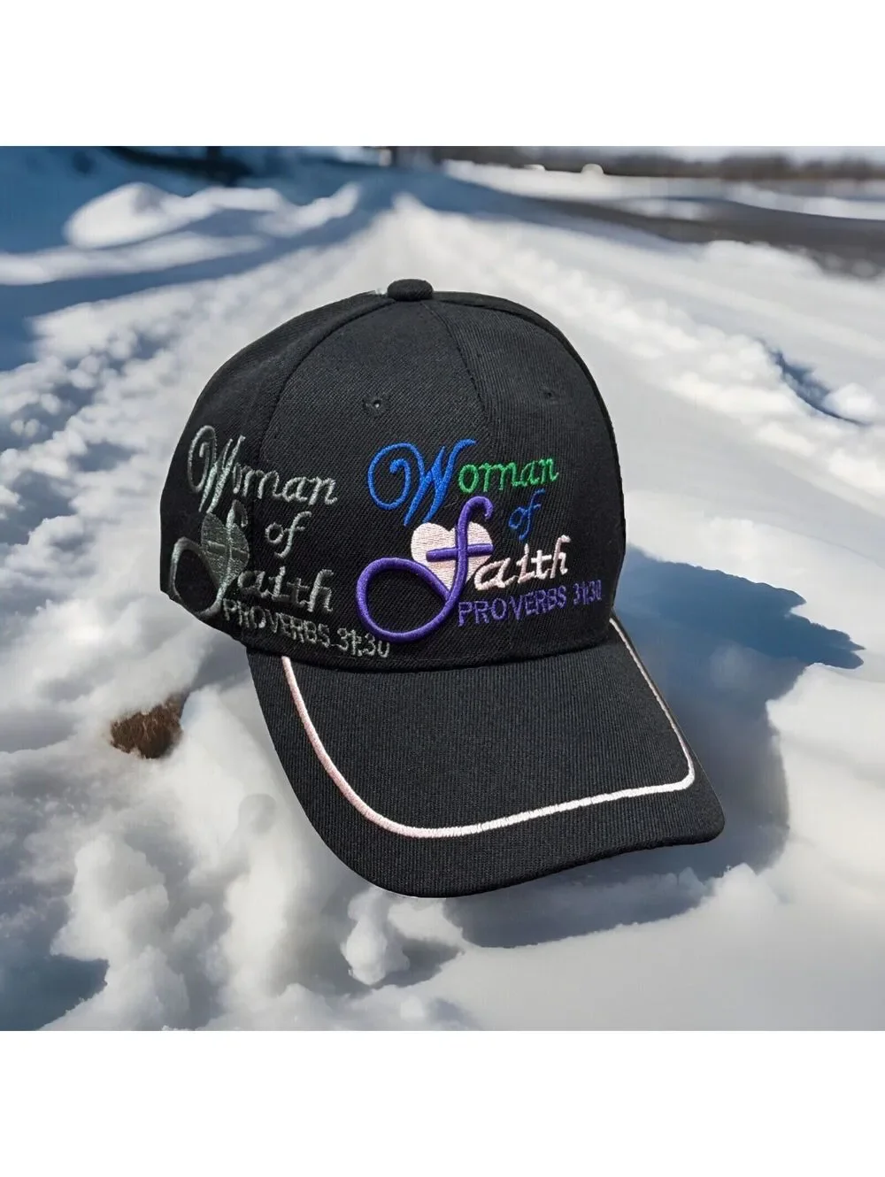 Women’s Woman Of Faith Proverbs 31:30 Religious Church Baseball Cap Hat